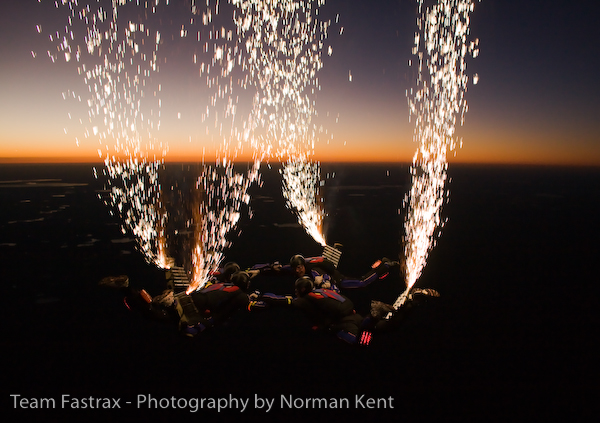 Wake Forest Football Game to Feature Team Fastrax™ Patriotic Pyrotechnic Skydive