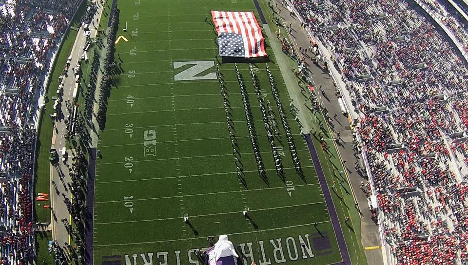 Sold Out Northwestern Game To Start With High Flying Performance